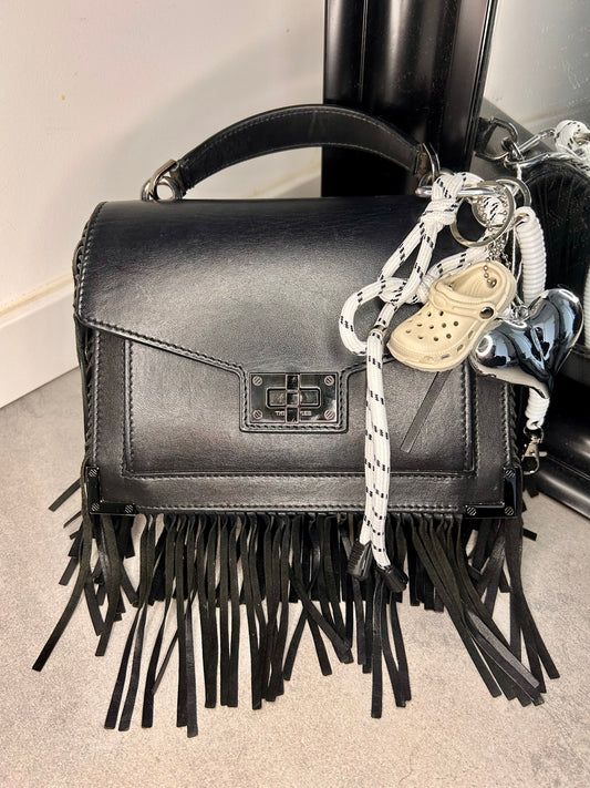 Bag Charms sabot blanc
